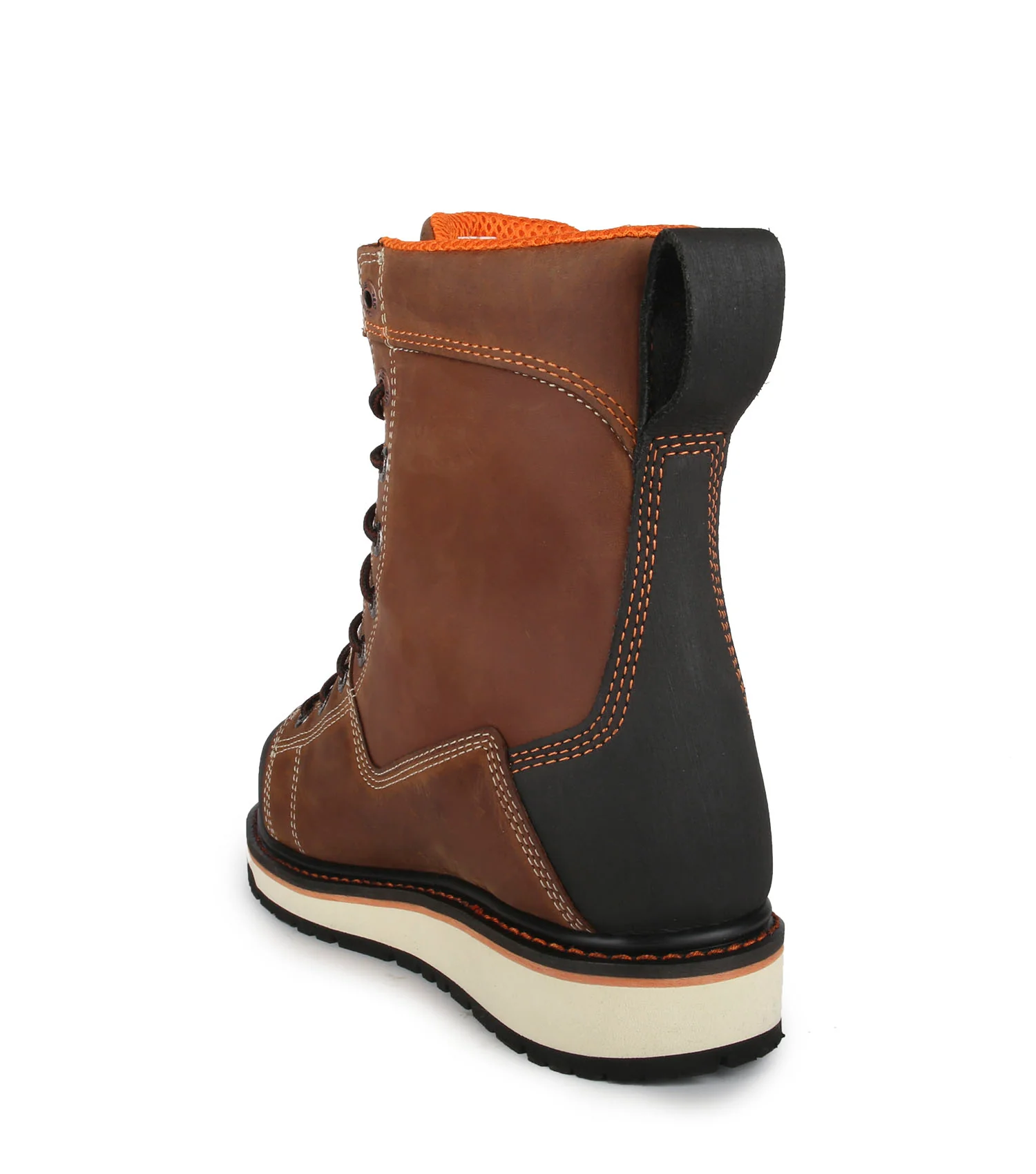 Blacksmith, Brown | 8” Leather Work Boots | Vibram Megagrip Pro - Image 4