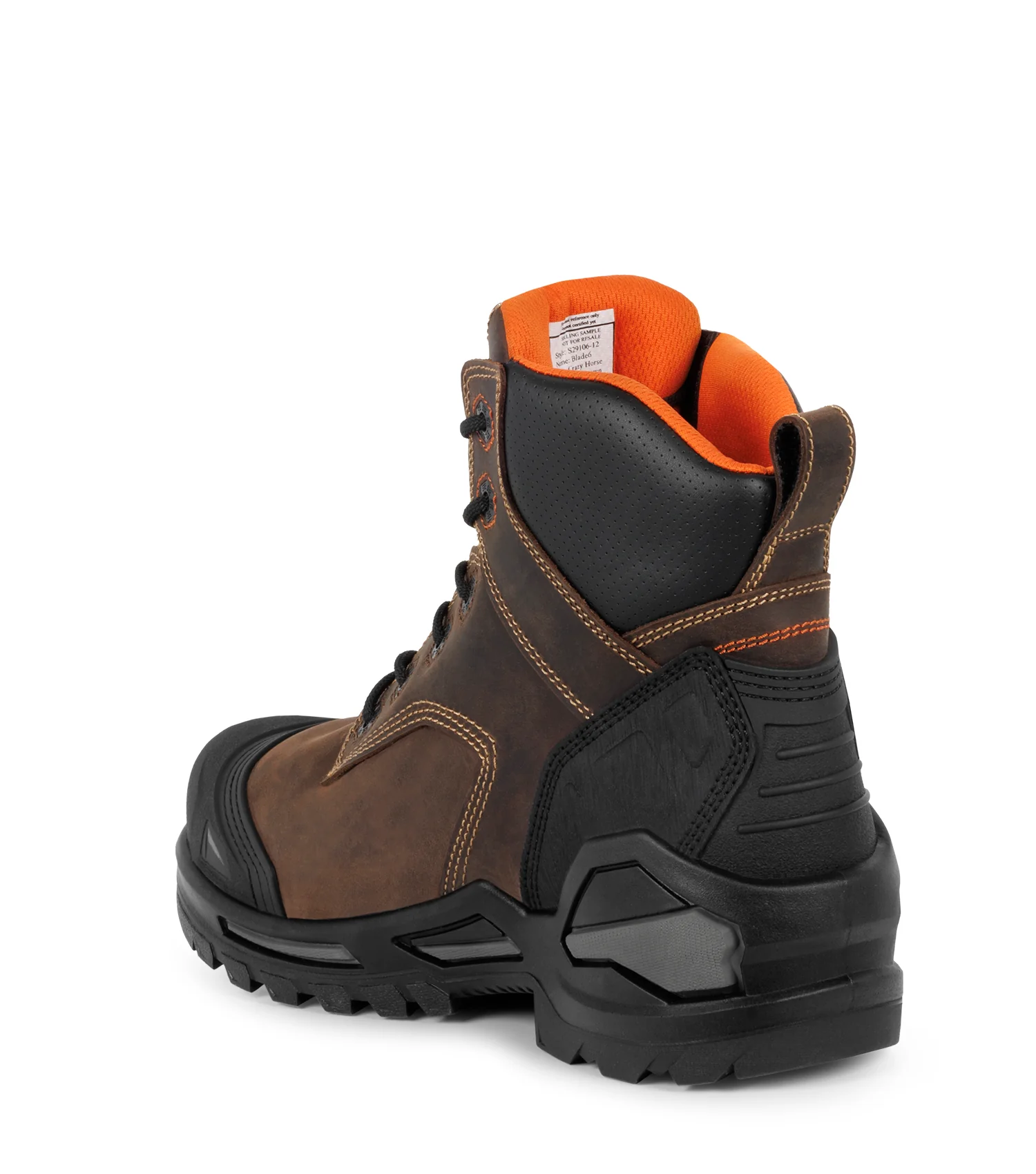 Blade6, Brown | 6” Waterproof Leather Work Boots | Vibram Megarip Pro - Image 4