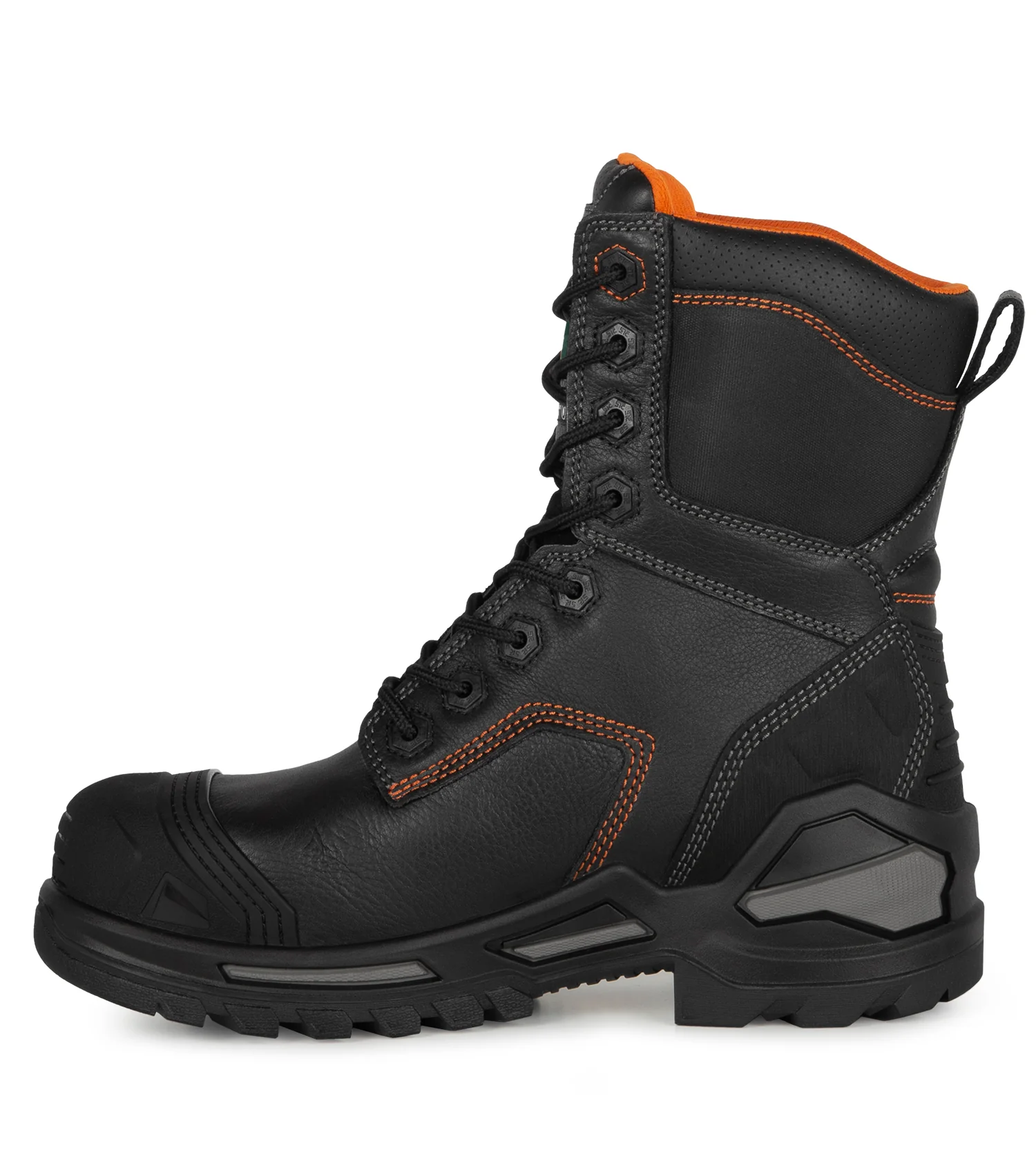 Blade8, Black | 8” Waterproof Leather Work Boots | Vibram Megarip Pro - Image 3
