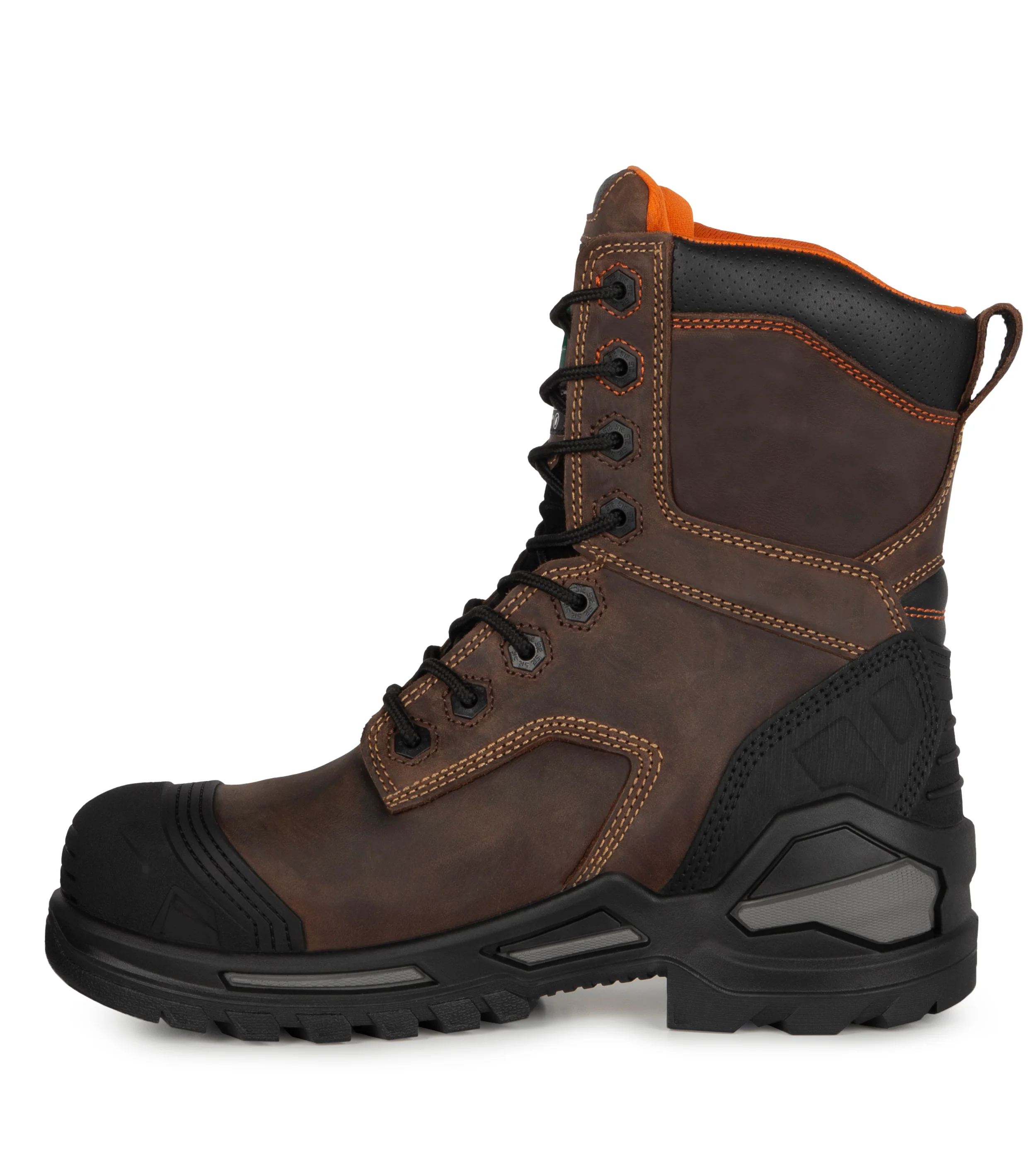 Blade8, Brown | 8” Waterproof Leather Work Boots | Vibram Megarip Pro - Image 3