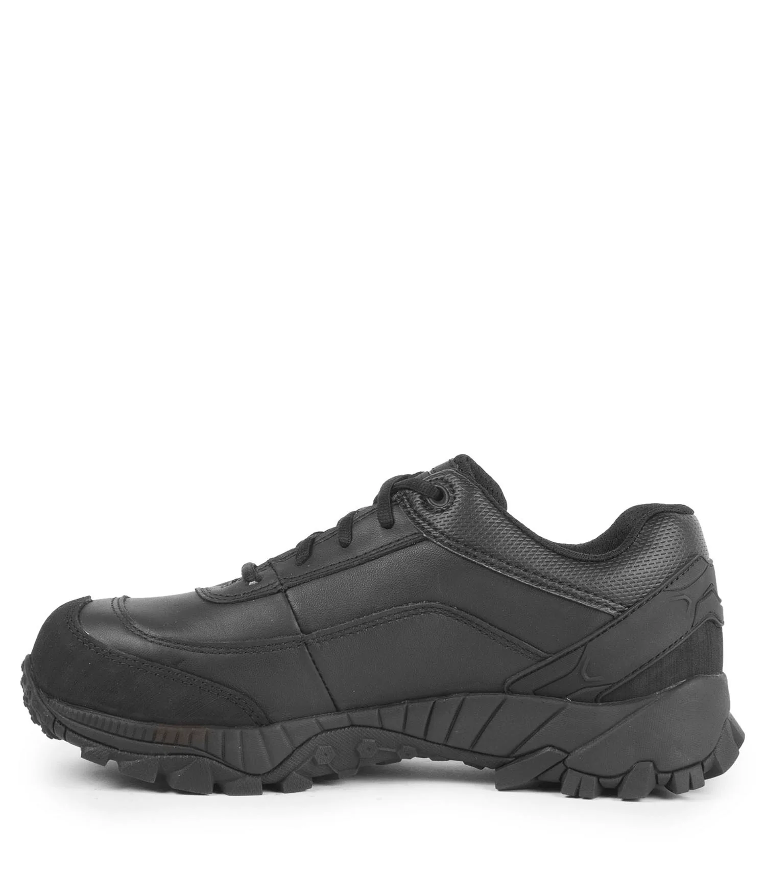 Bruce, Black | Athletic Leather Work Shoes | Vibram TC4+ Outsole - Image 3
