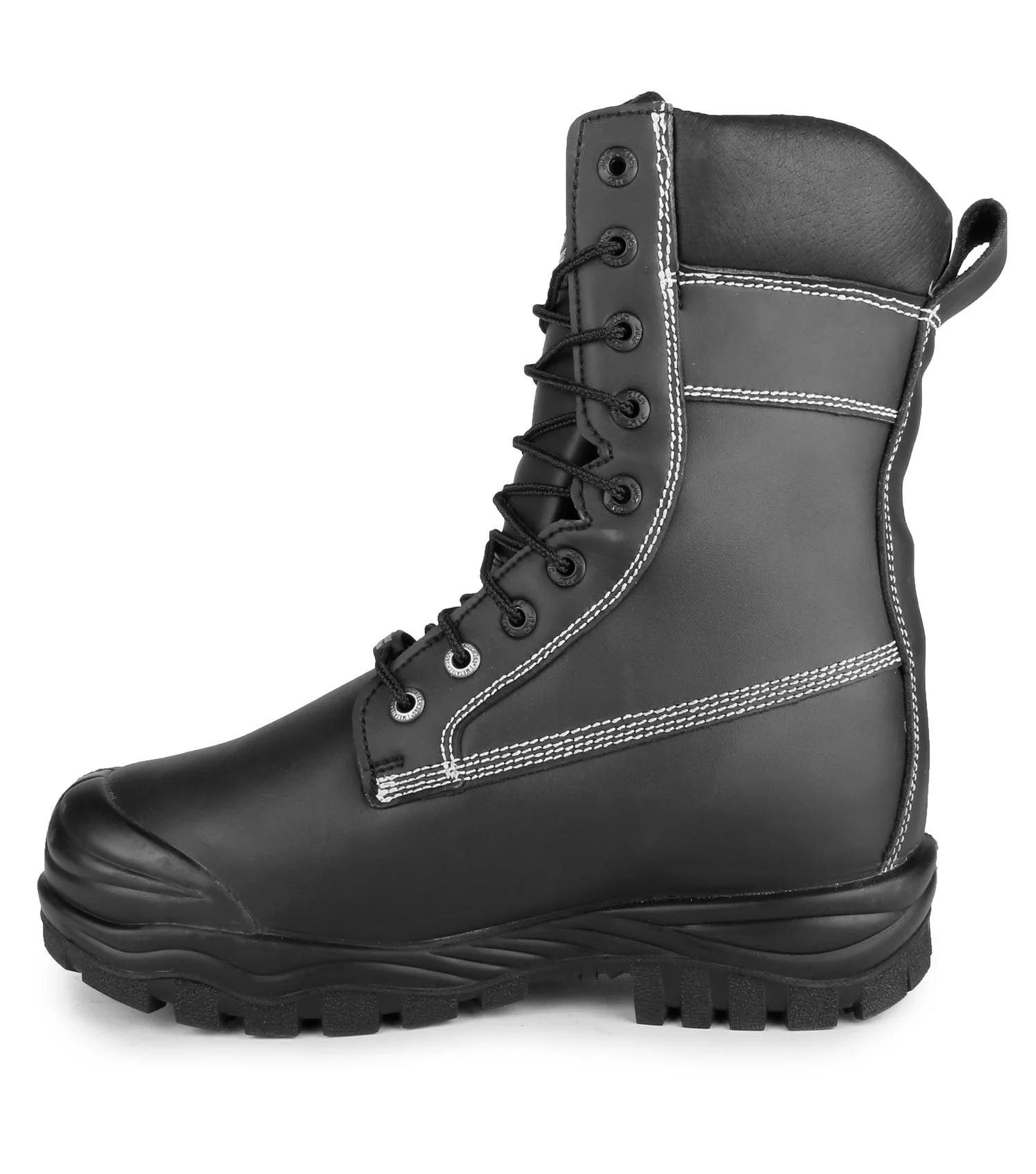 Kimberlite, Black | 9" Leather Work Boots | Internal Metguard - Image 3