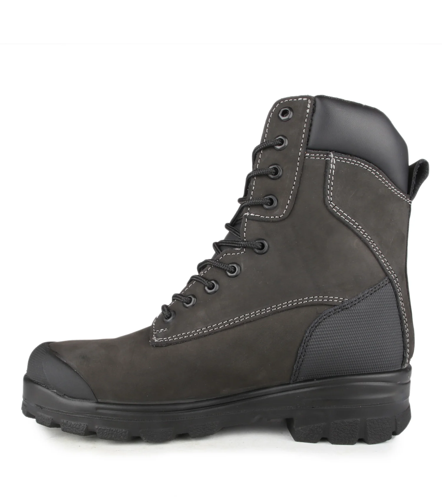 Master, Black | 8" Nubuck Leather Work Boots - Image 3