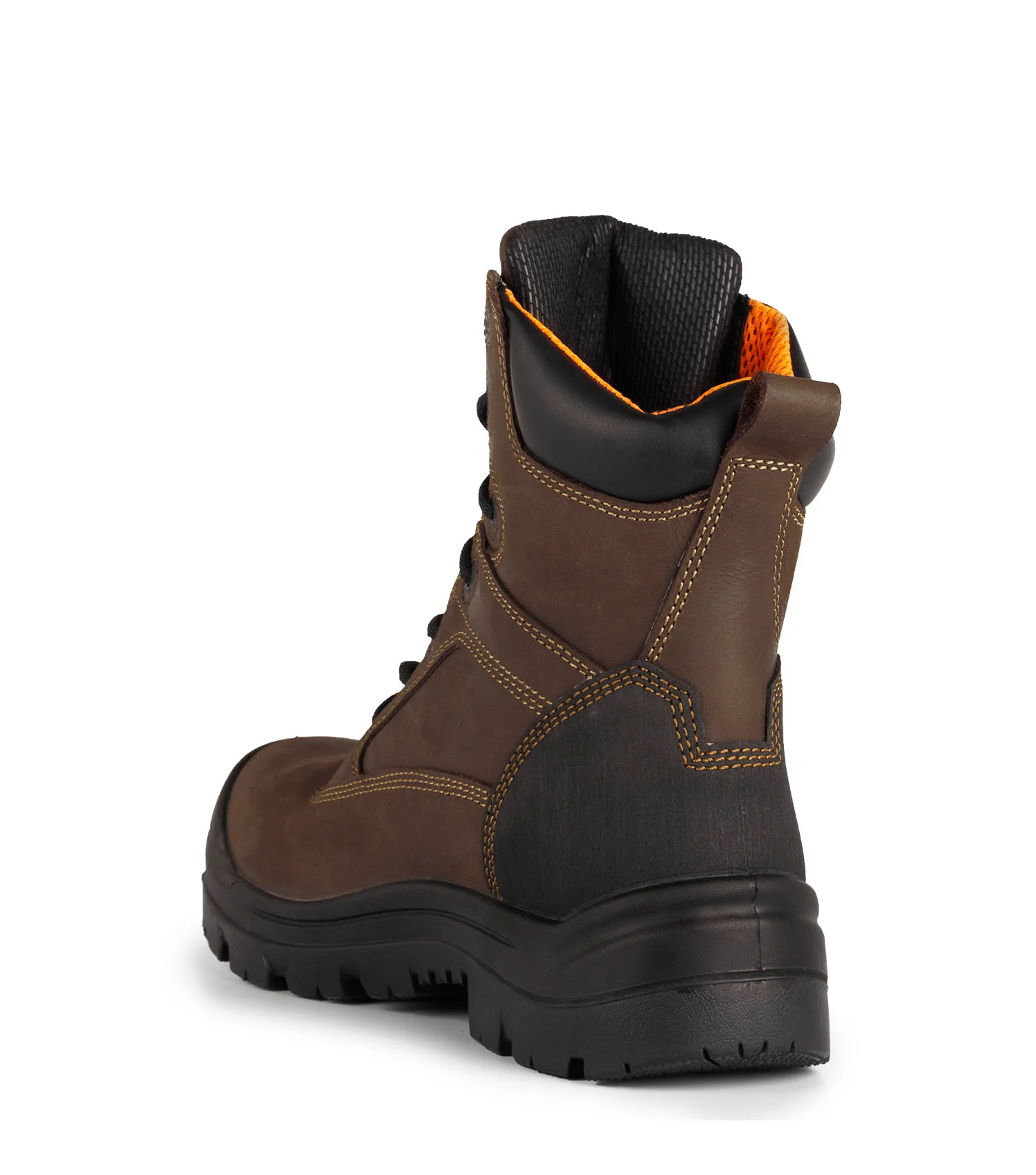 Morgan, Brown | 8" Leather Work Boots | Vibram TC4+ Outsole - Image 4