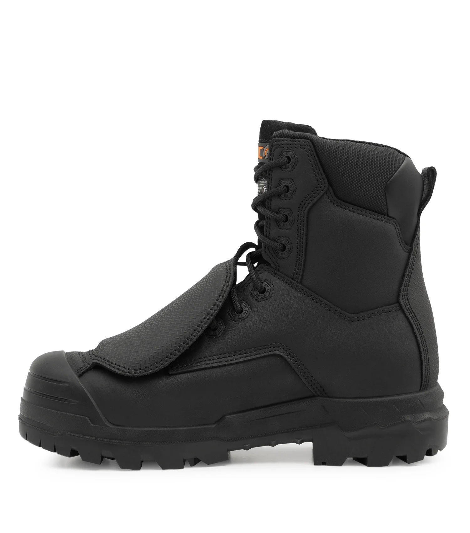 Vulcan, Black | 8'' Work Boots with External Metguard | Vibram TC4+ - Image 3