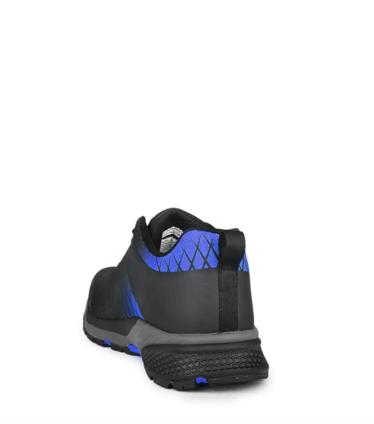 Trainer, Black & Blue | Athletic Metal Free Lightweight Work Shoes - Image 4