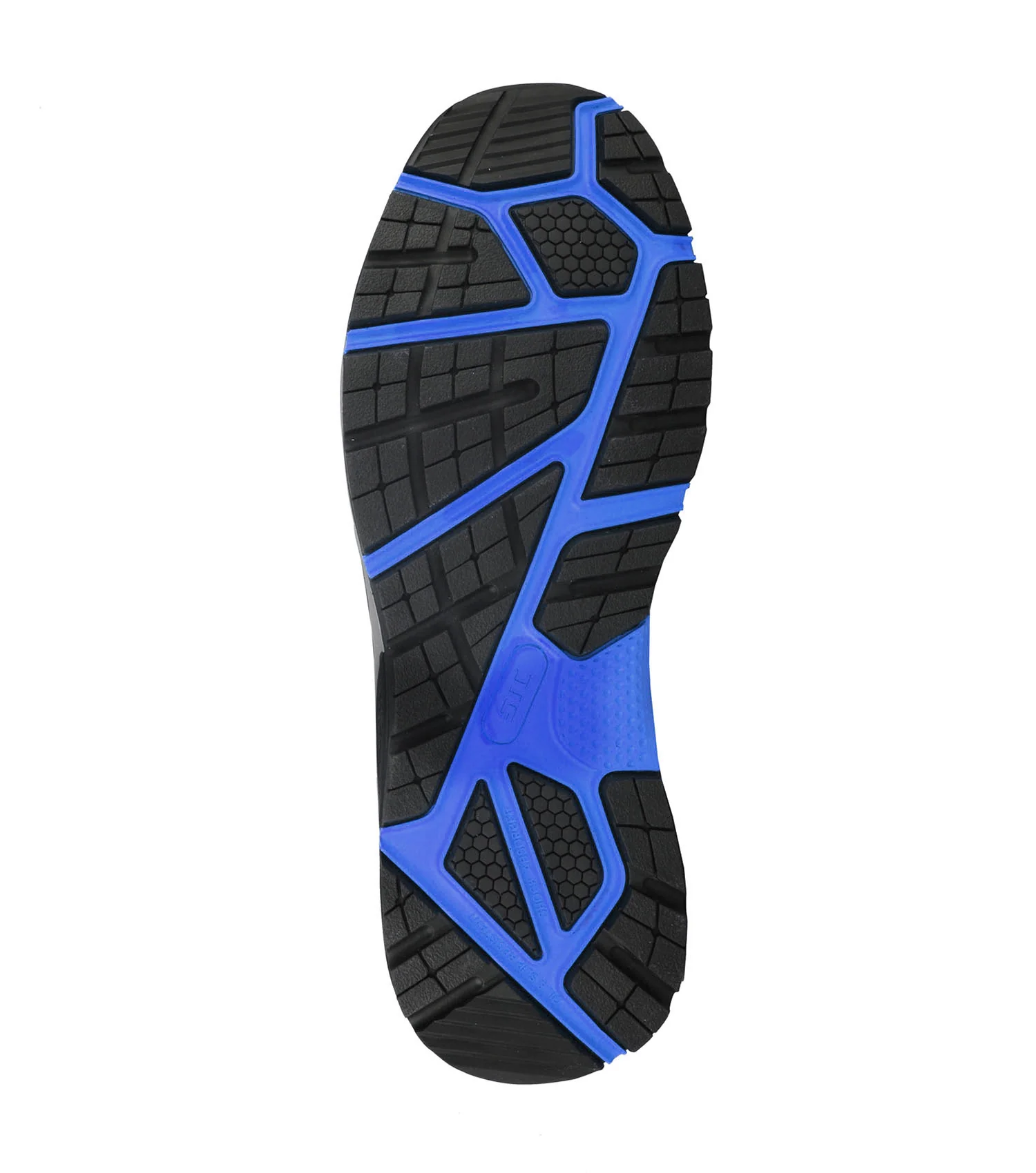 Trainer, Black & Blue | Athletic Metal Free Lightweight Work Shoes - Image 5