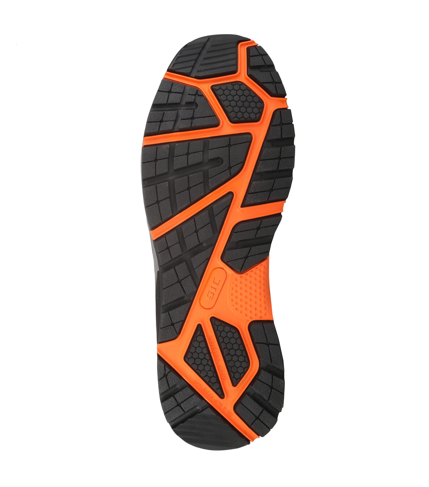 Trainer, Black & Orange | Athletic Metal Free Lightweight Work Shoes - Image 5