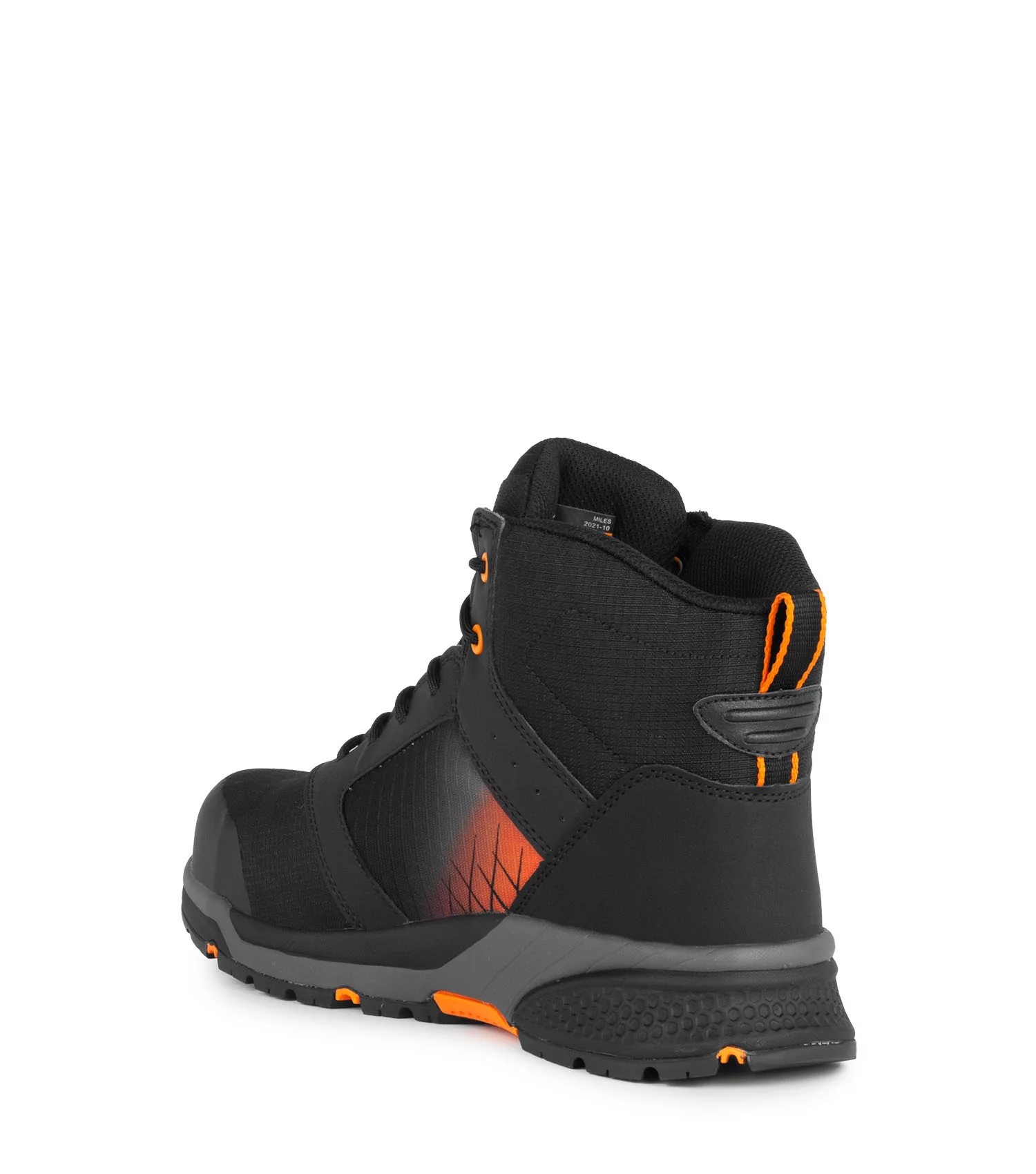 Trainer6, Black & Orange | Ultra-lightweight 6'' Athletic Work Shoes - Image 4